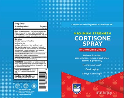 Label (Rite Aid Cortisone Spray)